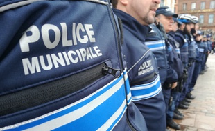 La police municipale de Toulouse. (illustration)