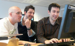 Davy Mourier, Monsieur Poulpe et Sébastien Ruchet de la chaîne NoLife.