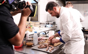 Mickaël et sa saucisse dans « Top Chef »