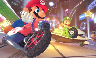 Illustration du jeu vidéo "Mario Kart 8".