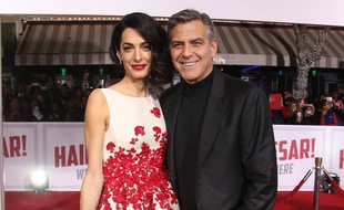 Amal et George Clooney à l'avant-première de Ave, César!