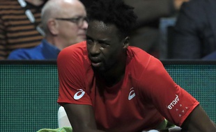 Gaël Monfils a remporté le tournoi de Rotterdam, en février 2019, malgré une blessure au poignet.