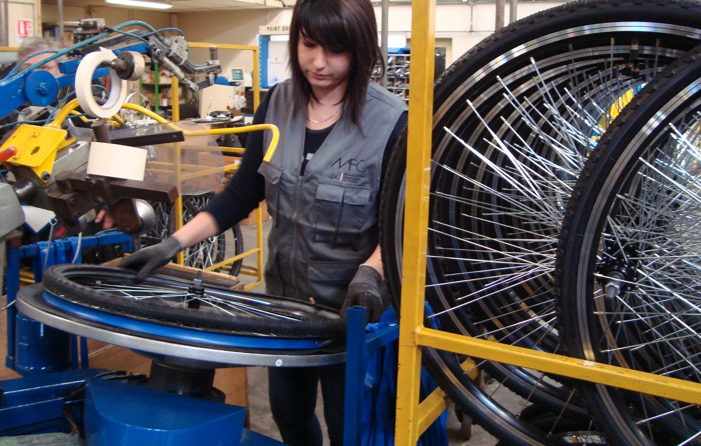 L'usine de vélos La Manufacture française du cycle, propriété du groupe Intersport, à Machecoul