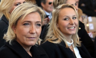 Marine Le Pen et Marion Maréchal-Le Pen, en octobre 2016, à Nice.