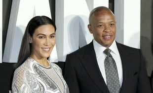 Le rappeur Dr Dre et sa femme Nicole Young