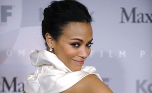 L'actrice Zoe Saldana lors des 2010 Women in Film Crystal+Lucy Awards de Los Angeles, le 1er juin 2010.