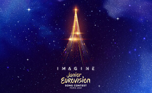 Le logo et le slogan de l'Eurovision Junior 2021;