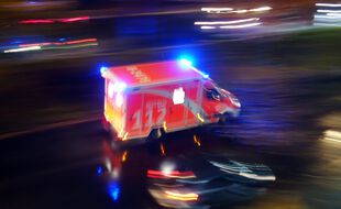 Une ambulance à Berlin. Image d'illustration