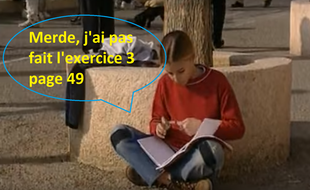 Alizé Cornet, dans l'Instit (une blague subtile se cache dans ce montage)