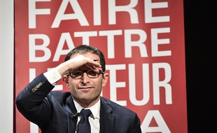 Benoît Hamon en campagne pour la primaire à gauche