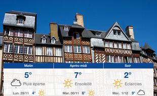 Météo Rennes: Prévisions du dimanche 28 novembre 2021