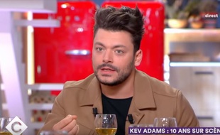 Kev Adams sur le plateau de « C à vous », lundi 25 mars 2019.