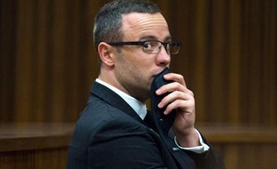 Oscar Pistorius à l'audience le 12 mai 2014 au tribunal à Pretoria