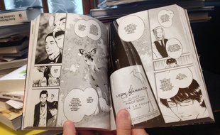 Dans le tome 35 du manga «Les Gouttes de Dieu», sept bouteilles de vins d'Alsace sont dégustées.