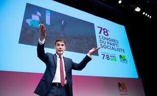 Olivier Faure, le premier secrétaire du PS, lors du congrès du PS en 2018. (archives)