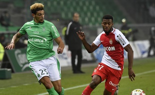 Thomas Lemar sous les couleurs de l'AS Monaco