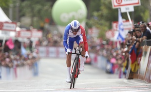 Thibaut Pinot a déçu sur le contre-la-montre de mardi