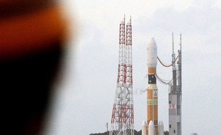 La fusée H-2B, au centre spatial de Tanegashima, au Japon, le 19 août 2015.