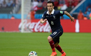 Mathieu Valbuena lors du match entre la France et le Honduras le 15 juin 2014.