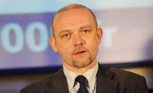 Frédéric Nihous, candidat CPNT à l'élection présidentielle, le 11 mars 2009 à Paris.