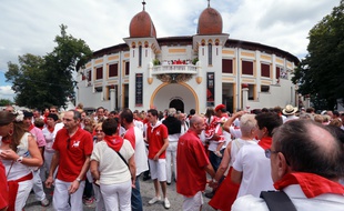 Les arènes de Dax pendant la traditionnelle féria.