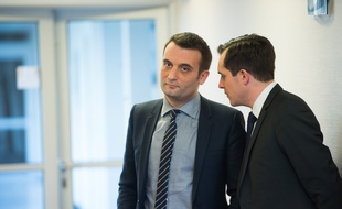 Florian Philippot, le vice-président du Front national, à Nanterre le 6 février 2015.