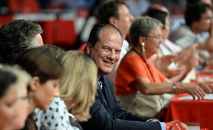 Le Premier secrétaire du PS, Jean-Christophe Cambadelis, lors du congrès de son parti, à Poitiers, le 5 juin 2015
