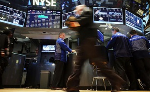 La bourse de New york, le 25 août 2015