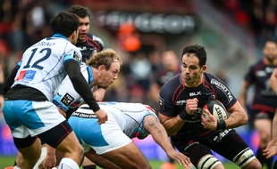Le deuxième ou troisième ligne du Stade Toulousain Grégory Lamboley contre Montpellier en Top 14, le 14 mars 2015 au stade Ernest-Wallon.