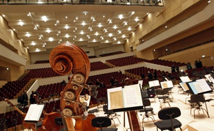 L'auditorium utilisé par l'ONL, salle du Nouveau-Siècle à Lille
