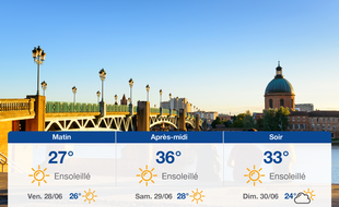 Météo Toulouse: Prévisions du jeudi 27 juin 2019