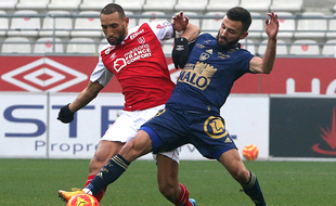 Le capitaine rémois Abeldhamid lors de Reims-Brest, le 24 janvier 2021.