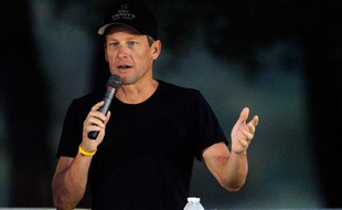 Lance Armstrong, le 21 octobre 2012, à Austin, lors d'un évènement de sa fondation contre le cancer, Livestrong.