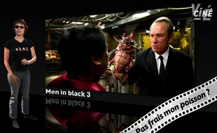 Caroline Vié, critique cinéma de «20 Minutes», décrypte le film «Men in black 3» dans son émission, Ciné Vié.