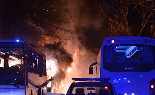 L'attentat a causé la mort de 28 personne. / AFP / IHLAS NEWS AGENCY / STRINGER / Turkey OUT