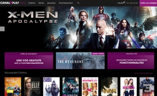 CanalPlay VOD, l'une des 13 plateformes françaises qui participent à la Fête de la VOD.