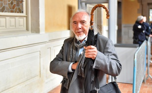 Gabriel Loison, le 19 septembre 2017 arrive à son procès devant la cour d'assises d'Ille-et-Vilaine.