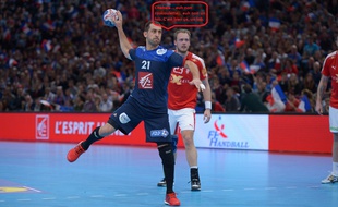 Mickaël Guigou, le spécialiste penalties de l'équipe de France de handball.