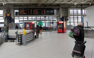 Illustration de la gare de Rennes, ici en janvier 2016.