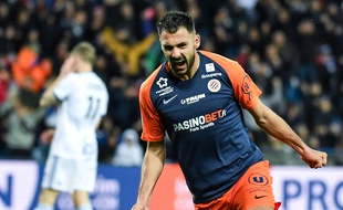 Gaëtan Laborde, l'attaquant de Montpellier.