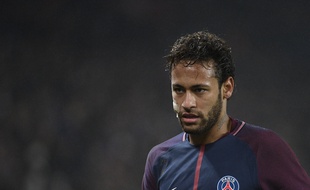 Neymar lors de PSG-Caen, le 20 décembre 2017 au Parc des Princes.