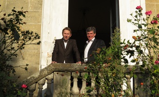 A Bordeaux, le 23 Septembre 2014, les deux créateurs de l entreprise Crowdfunding-immo.