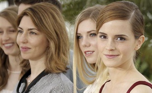 Cannes, le 16 mai 2013
De droite à gauche, les actrices actors Emma Watson, Claire Julien, la réalisatrice Sofia Coppola, et l'actrice Taissa Fariga