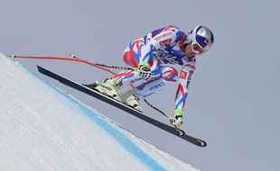 Alexis Pinturault a remporté le super-combiné de Chamonix, le 19 février 2016.