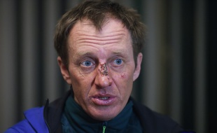 Denis Urubko, le Russo-Polonais qui a participé au sauvetage d'Elisabeth Revol, le 6 mars 2018.