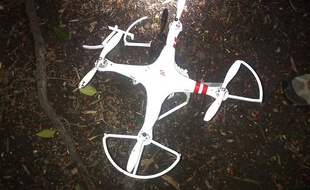 Un drone de type «quadcopter» s'est écrasé dans le jardin de la Maison Blanche, le 26 janvier 2015.