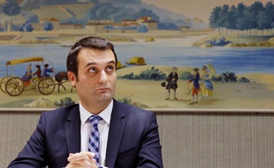 Le n°2 du Front national Florian Philippot, le 13 novembre 2013 à Lyon.