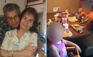 Manuel et Belia Saldivar et quatre de leurs arrières-petits-enfants sont morts noyés dans la tempête Harvey au Texas, le 27 août 2017.