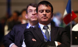 Le ministre de l'Intérieur, Manuel Valls, le 5 novembre 2012, à l'Assemblée générale d'Interpol, à Rome (Italie).