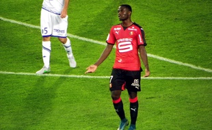 Toute la frustration rennaise contre Troyes, symbolisée par Paul-Georges Ntep.